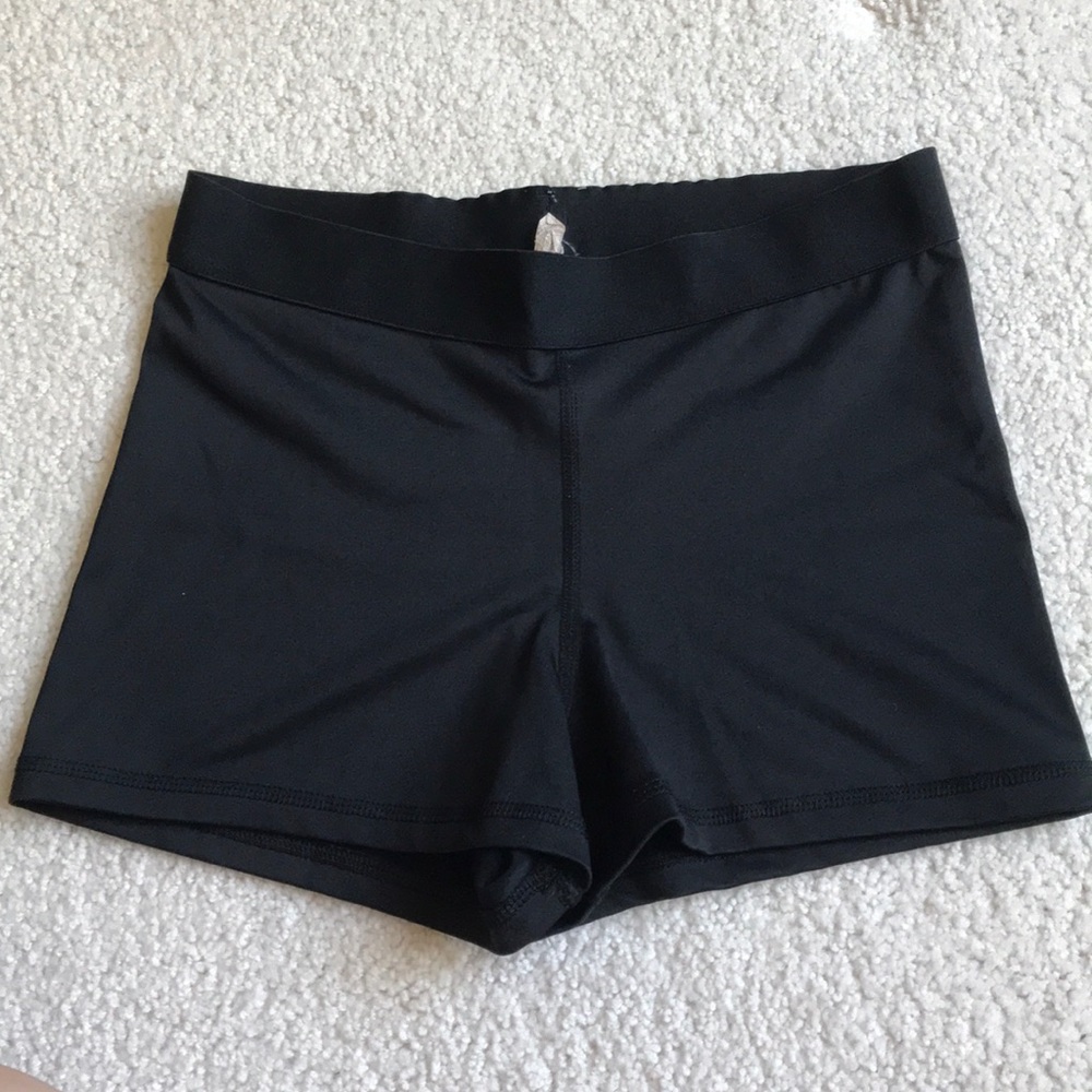 Black compression/spandex shorts